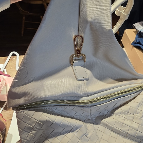 Cream Travel Bag for Women - Picture 9 of 11